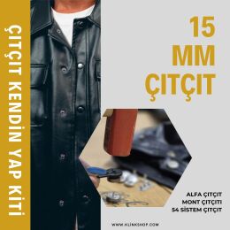 15 mm Mont Çıtçıtı - 54 Çıtçıt - KlinkShop