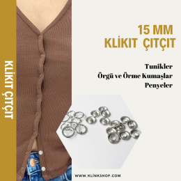 15 mm Klikıt Çıtçıt - Klink Shop