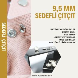 9,5 mm Sedefli Çıtçıt Malzeme Paketi - KlinkShop