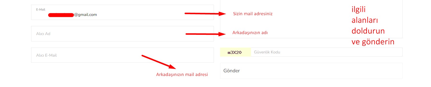 Formu doldur