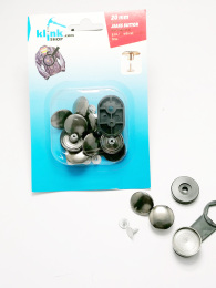 Bombeli Model Kot Düğmesi ve Salopet Tokası Set - KlinkShop