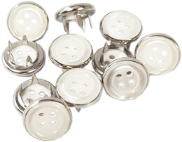Button cap prong snap fastener application kit - 10,5 mm - Thumbnail