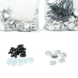 Button fabric covering kit - 11,5 mm (18 L) - 3