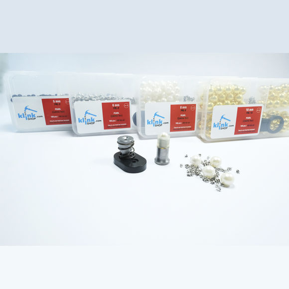 Çakma İnci Boncuk Ekru Kit - 4