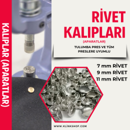 Çift Tarafı Kapaklı Rivet Tulumba Pres Aparatları - 