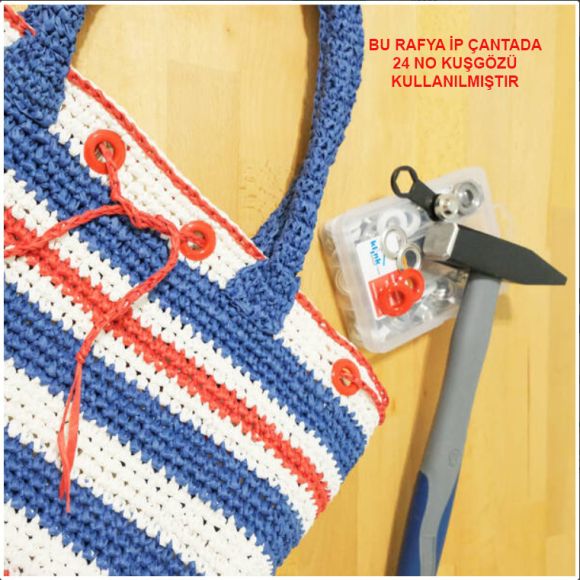 Colored eyelet kits with application tools