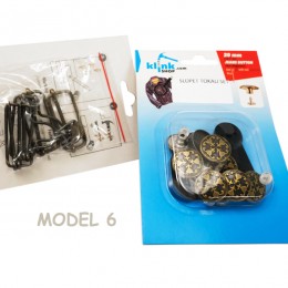 Desenli Kot Düğmesi Model 6 ve Salopet Tokası Seti - KlinkShop