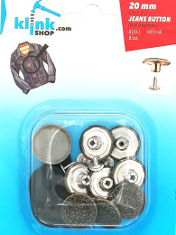 Desenli Kot Düğmesi Model 7 ve Salopet Tokası Seti - KlinkShop