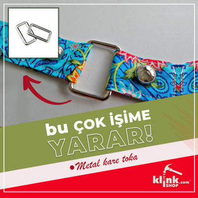 Dörtgen Çanta Sapı Tokası - Büyük