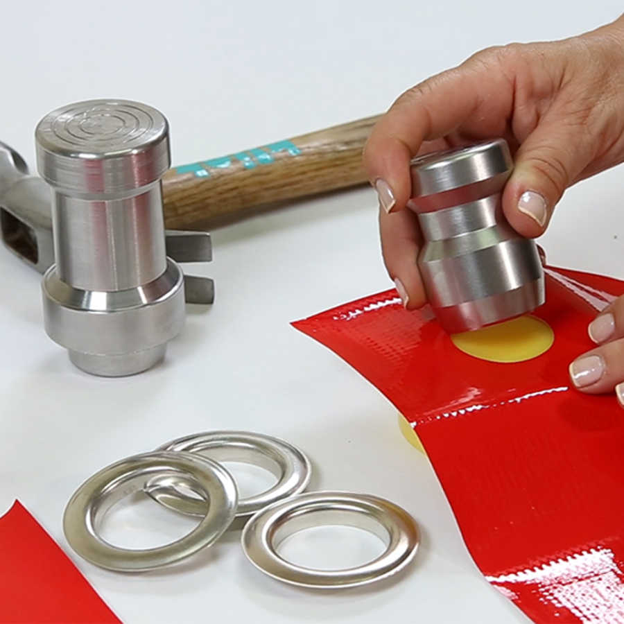 Eyelet and Grommet hole punching tool (by hammering) 28 mm