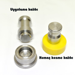 Eyelet and Grommet hole punching tool (by hammering) - 28 mm - 3