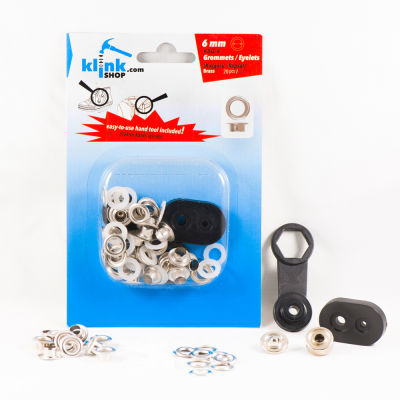 Eyelets and grommets easy application kit-6 mm - 6