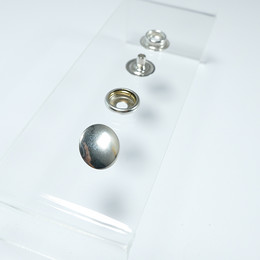 Heavy-Duty Ring Spring Coat Fastener Easy Application Kit – 15 mm - Thumbnail