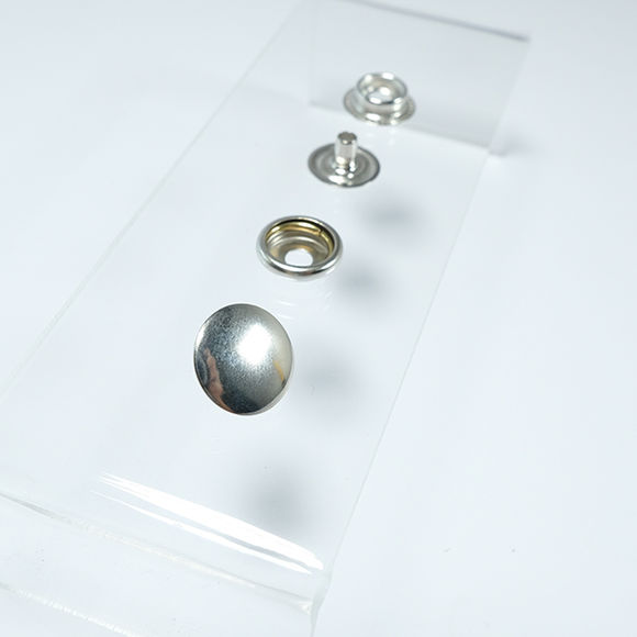 Heavy-Duty Ring Spring Coat Fastener Easy Application Kit – 15 mm