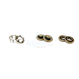 Hollow prong snap fastener - 7,5 mm (without tool) - Thumbnail