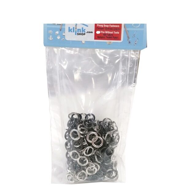 Hollow prong snap fastener - 7,5 mm (without tool) - 4
