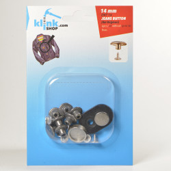 Jeans Buttons With Easy Application Kit-14 mm - 1