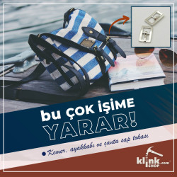 KlinkShop - Kemer ve Çanta Askısı Tokası - Küçük (1)