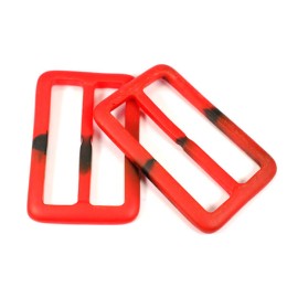 Kırmızı Mat Polyester Trençkot Tokası - 