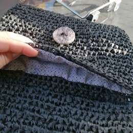 Kuarts Görünümlü Otantik Polyester Düğme - Thumbnail