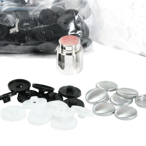 36 Boy 23 mm Kumaş Kaplamalı Düğme Yapım Paketleri