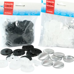 40 Boy 25,5mm Kumaş Kaplamalı Düğme Yapımı Paketleri - Thumbnail