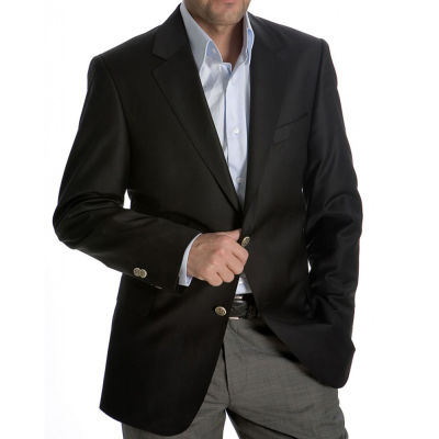 Metal sew-on blazer jacket button - Checkers design
