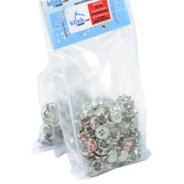 Mixed design prong snap fasteners - 10,5 mm - Thumbnail