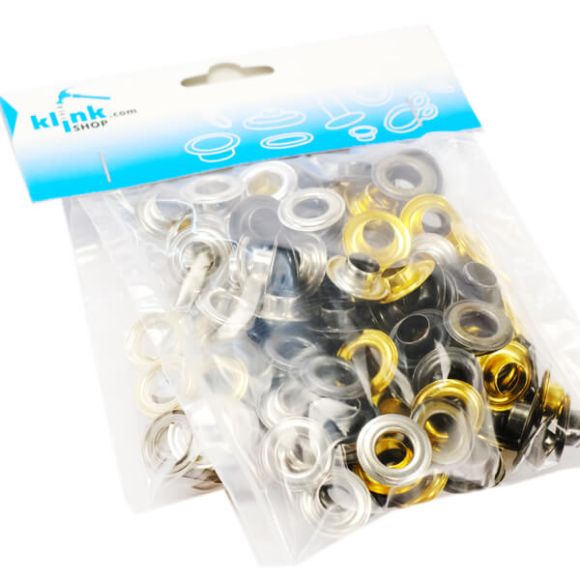 Mixed metallic color eyelet packs (without application tool) - 1