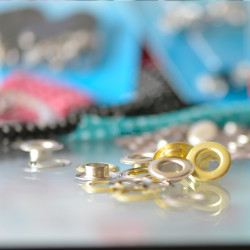Mixed metallic color eyelet packs (without application tool) - 2