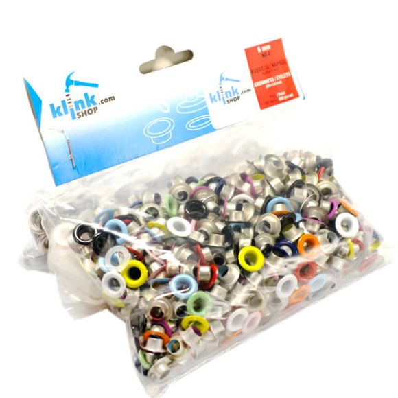Mixed color eyelets spare package (without tool)