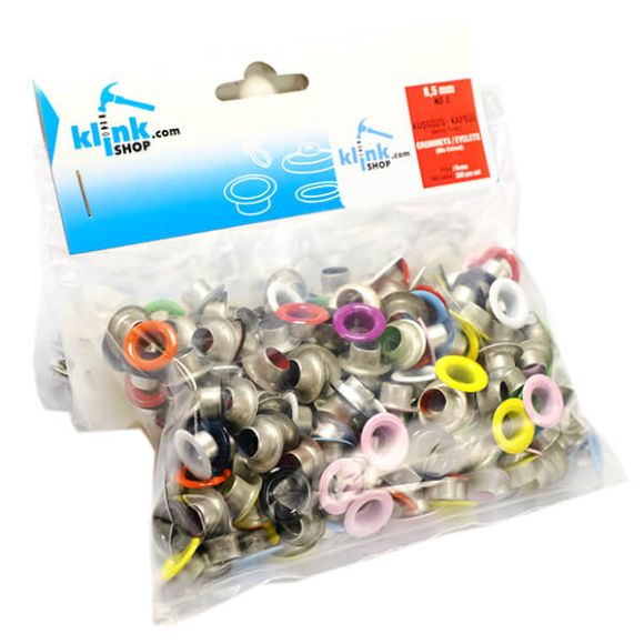 Mixed color eyelets spare package (without tool)