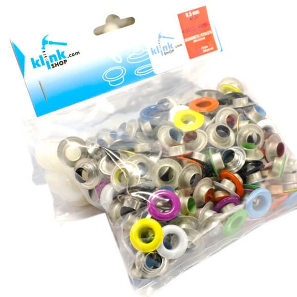 Mixed color eyelets spare package (without tool)