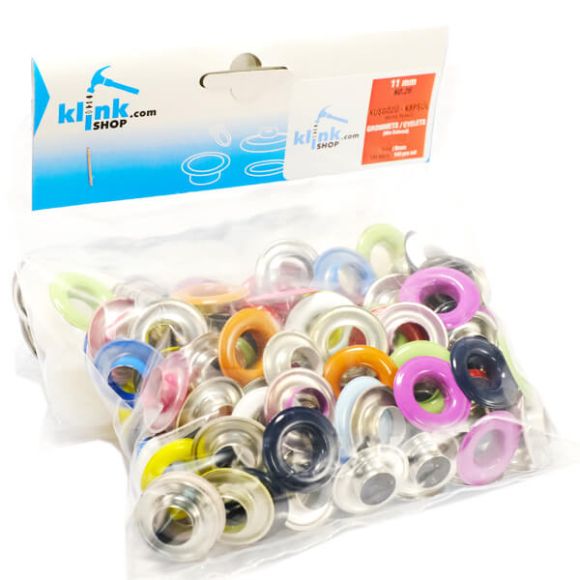 Mixed color eyelets spare package (without tool)