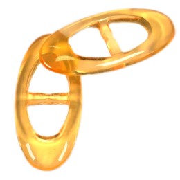 Oval Şeffaf Polyester Toka - 