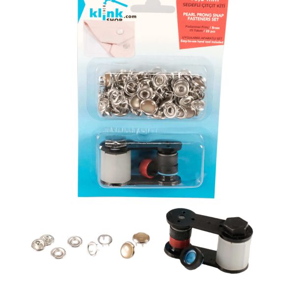 10,5 mm Renkli Sedefli Çıtçıtlar