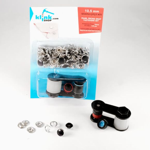 10,5 mm Renkli Sedefli Çıtçıtlar