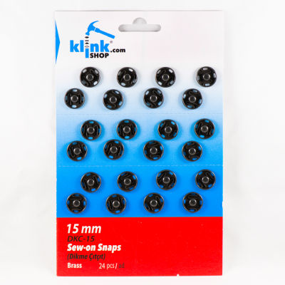 Sew-on snap fastener - 15 mm