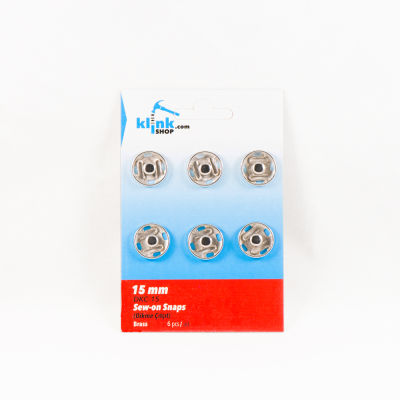 Sew-on snap fastener - 15 mm