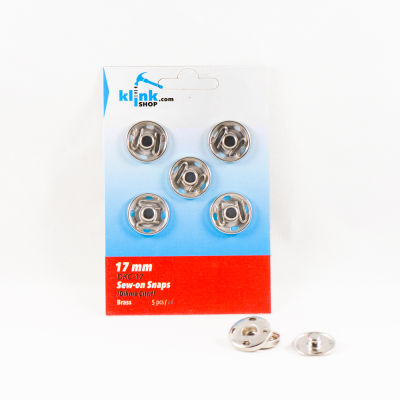 Sew-on snap fastener - 17 mm