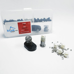 Smart pearl fastening kit - Black color - 3