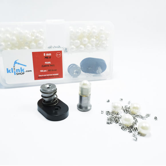 Smart pearl fastening kit - Ecru color - 3