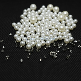 Smart pearl fastening kit - Ecru color - Thumbnail