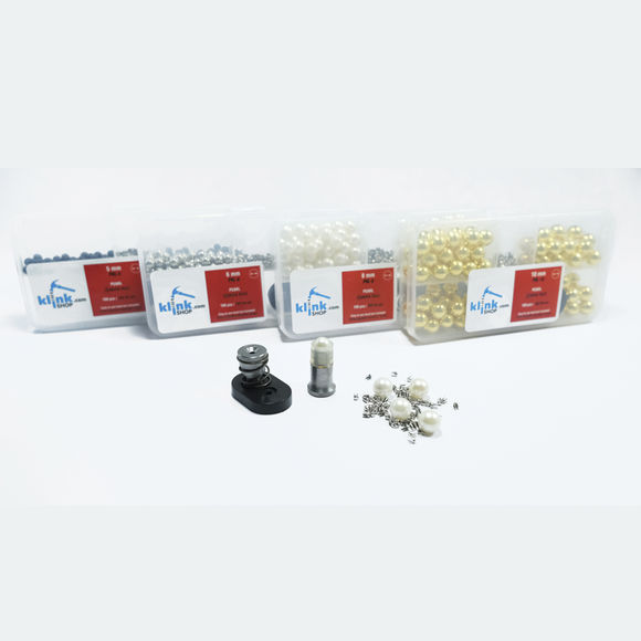 Smart pearl fastening kit - Gold color - 3