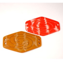 Spiral Desenli Polyester Plaka - 